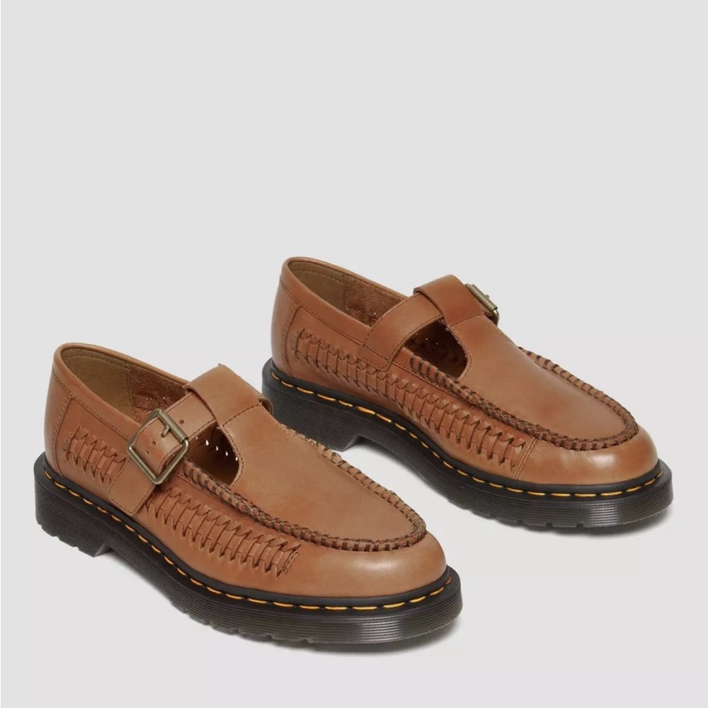 ADRIAN T-BAR LEATHER MARY JANE SHOES